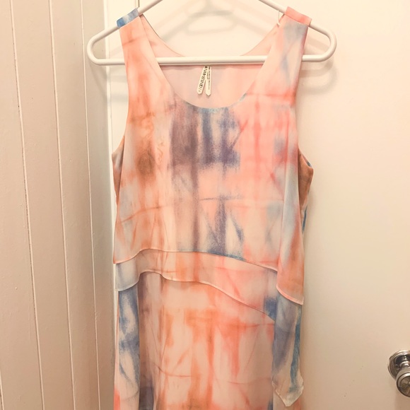 Gentle Fawn tie dye style cocktail dress - Picture 1 of 9